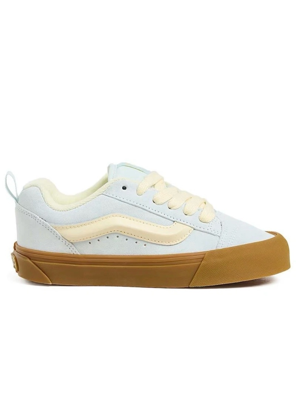 Vans Knu Skool Low-Top Light Blue Suede Unisex Sneakers Size W 8 M 6.5 NWT